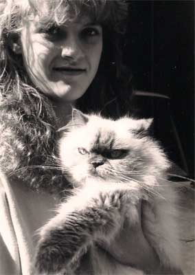 Laura and her cat