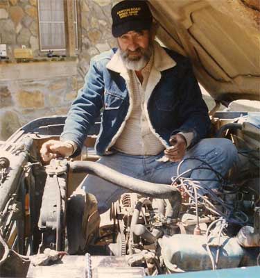 Ronald works on an engine