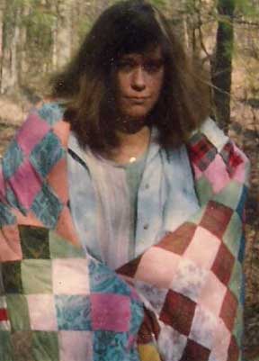 Janice with a quilt