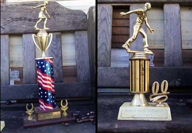 horseshoe tournament trophies