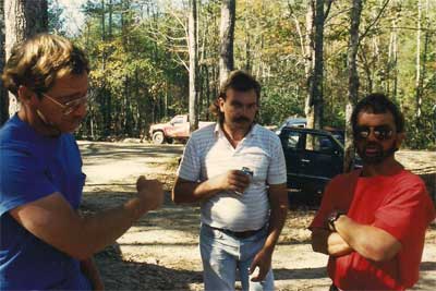 Three beer drinkers