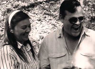Barbara and Hambone laughing