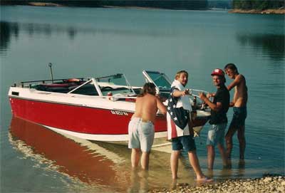 Boat on Lake Nottely