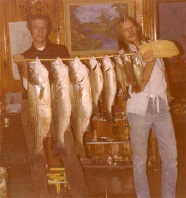Bud and Joe with fish