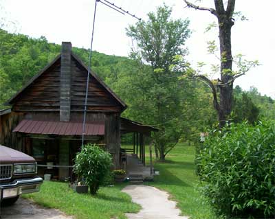 Charlie's house in the mountains