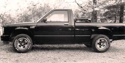 Black Chevy S-10