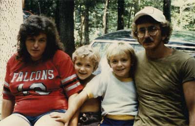 Eddie and Marie with two boys