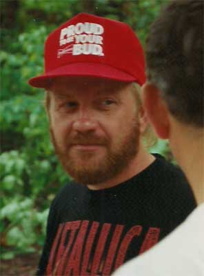 Gary Payne in a ball cap