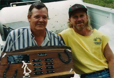 Hambone and Raymone with the tournament