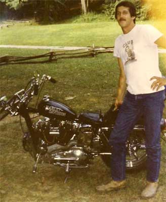HB with his Harley