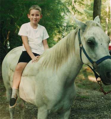 Jason on a horse