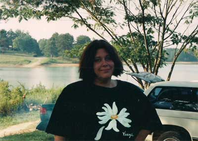Janice beside Lake Nottely