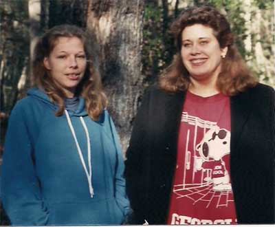 Vanessa and Jan in the Cove