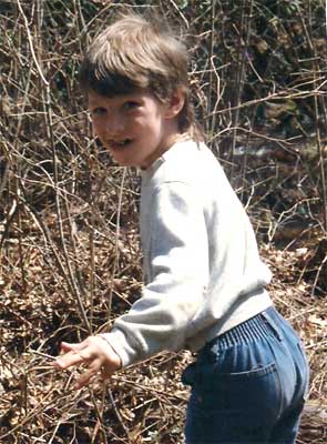 boy in the weeds