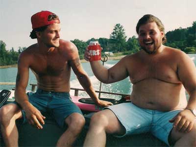 Fun on a boat