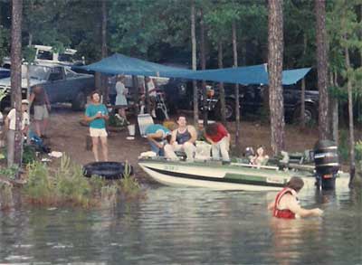 Camp spot on Lake Nottely