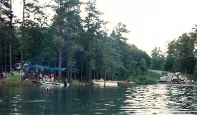 Camping on Lake Nottely