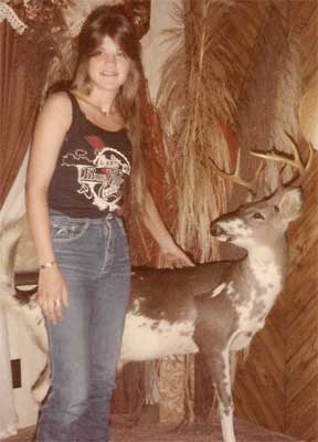 Lisa with deer