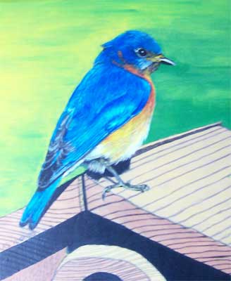 Bird painting by Mary Anne