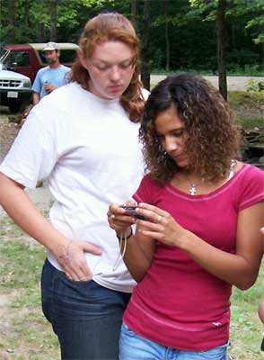 two teenage girls