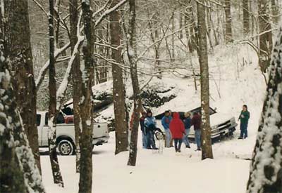 Caravan trip through Cooper's Creek