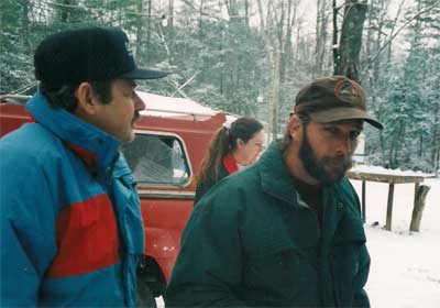 Jerry and Richard in the snow