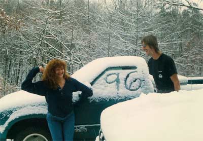Rhonda and Brian in the snow