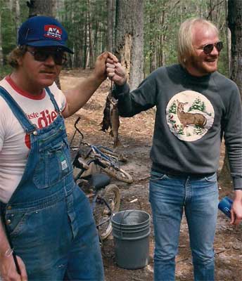 Native trout for supper