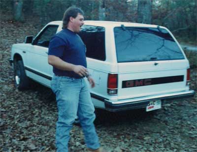 Timmy with vehicle