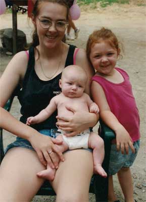 Trish and her daughters