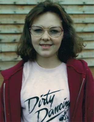 Trish as a young teenager