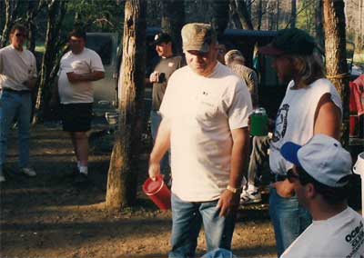 Party at Trout Camp in the North Georgia Mountains