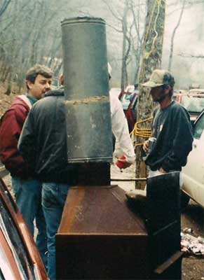 People at Trout Camp in the North Georgia Mountains