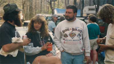 Friends at Trout Camp in the North Georgia Mountains