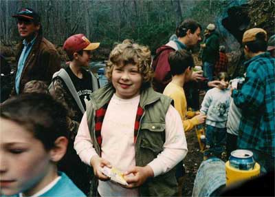 Lisa at Trout Camp in the North Georgia Mountains