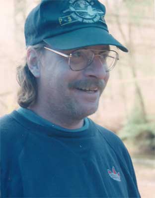 Man at Trout Camp in the North Georgia Mountains