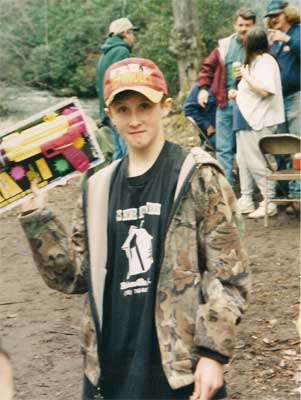 Girl at Trout Camp in the North Georgia Mountains