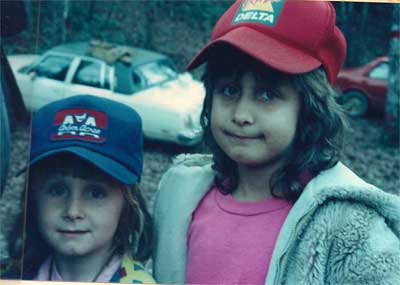 Two girls at Trout Camp in the North Georgia Mountains