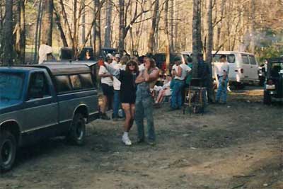 Rhonda at Trout Camp in the North Georgia Mountains