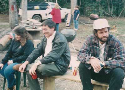 Friends sitting on a bench